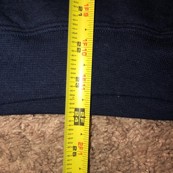 Vintage Yale Bulldogs Hoodie Adult Size Large Navy Sweatshirt Fall Winter Warm - Picture 9 of 14